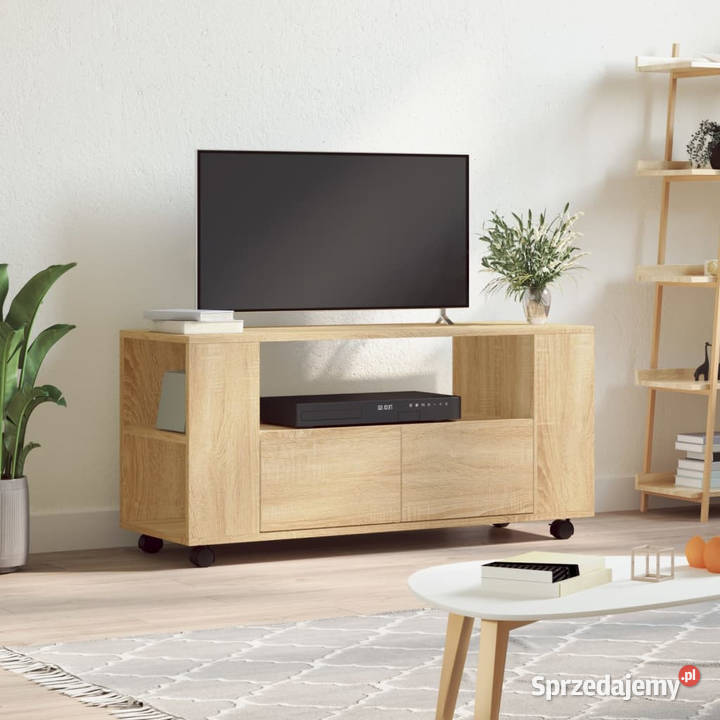 Szafka pod TV dąb sonoma 102x345x43 materiał mazowieckie