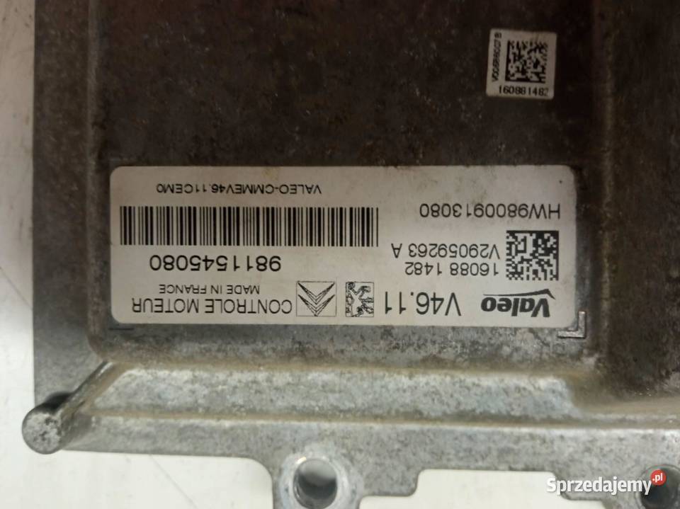 STEROWNIK SILNIKA 12 VTI 9811545080 Peugeot 208 sprzedam