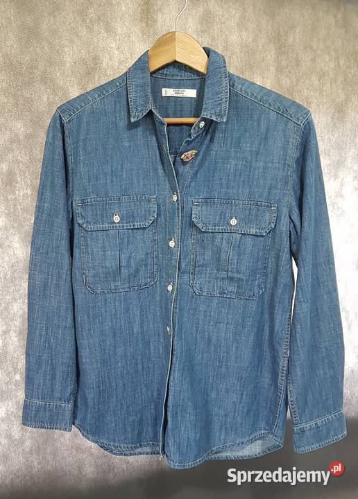 Dżinsowa Koszula Mango Z Długim Rękawem Kudowa-Zdrój