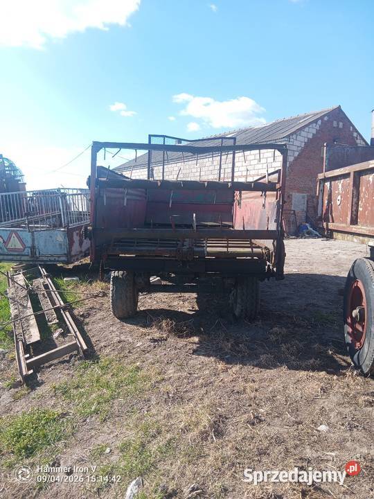 Rozrzutnik obornika dwuosiowy Czarnobialostocka