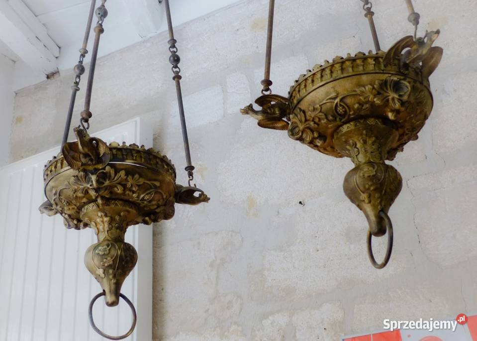 2 x lampa wieczna XIX w Kraków