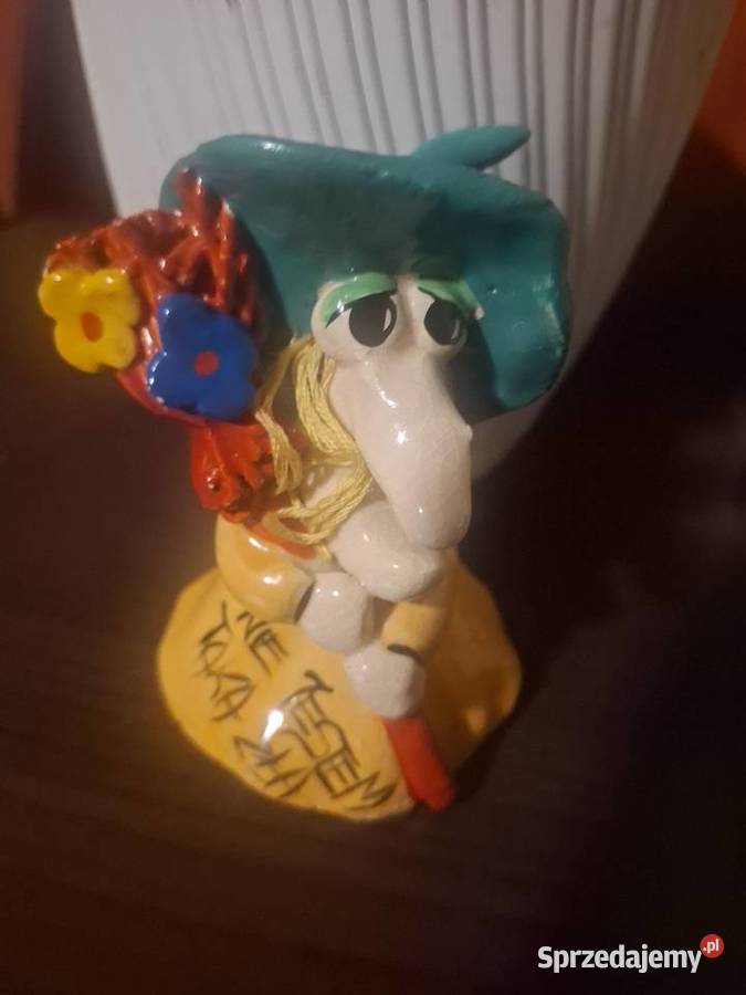 Baba jaga figurka z porcelany Grodzisk Mazowiecki