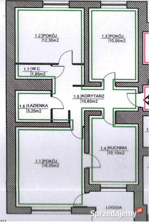 Mieszkanie 3pokojowe 67 m dobra