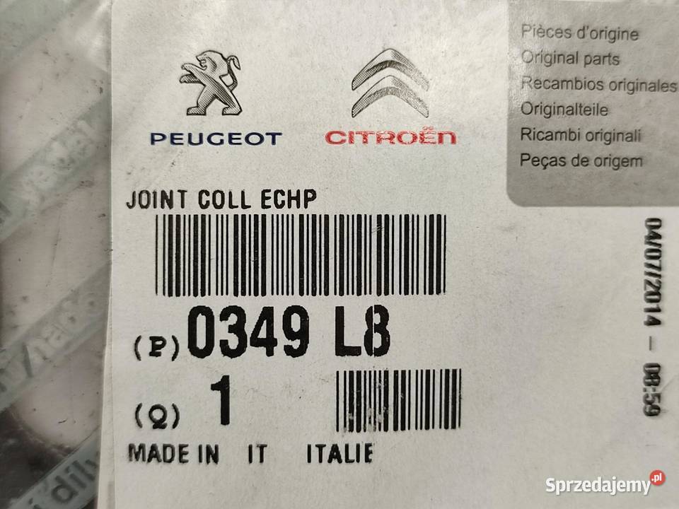 USZCZELKA KOLEKTORA CITROEN JUMPER II 30 HDI lubelskie