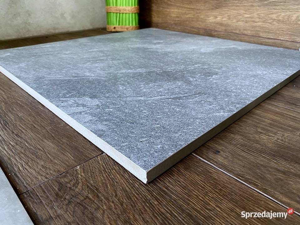 GRUBE szare 2 PŁYTY NA TARAS 60X60 ŻYŁKI gatunek Podłogi i schody łódzkie