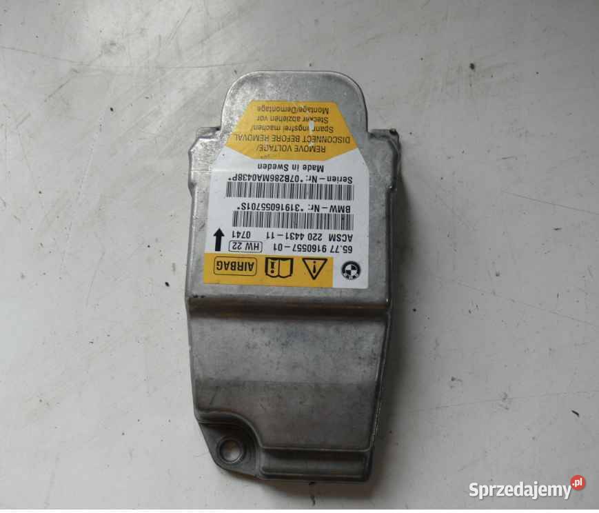 Moduł sensor poduszek AIRBAG BMW e60 E61 9160557 osobowe Wielkie Drogi sprzedam