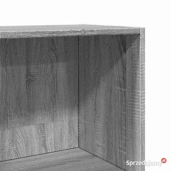 Regał na książki szary dąb sonoma 60x30x114 Warszawa