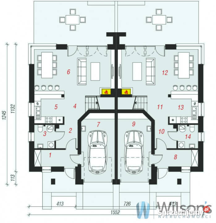 Dom bliźniak Głosków 142m2
