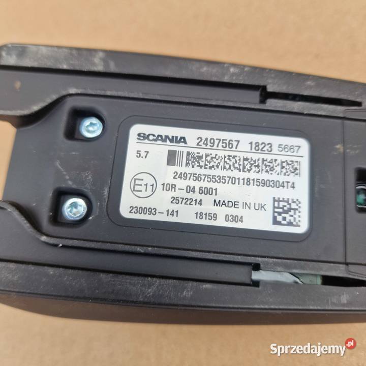 SCANIA R NGS SENSOR RADAR KAMERA PRZEDNIA NA lubuskie Bieleń sprzedam