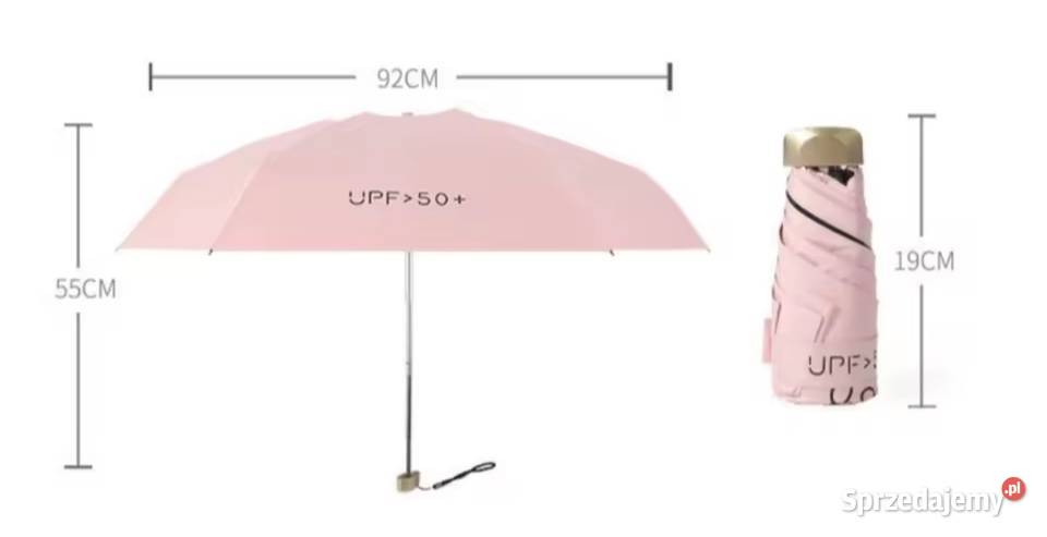 Parasol przeciwdeszczowy poręczny mini Pozostałe Łęczna