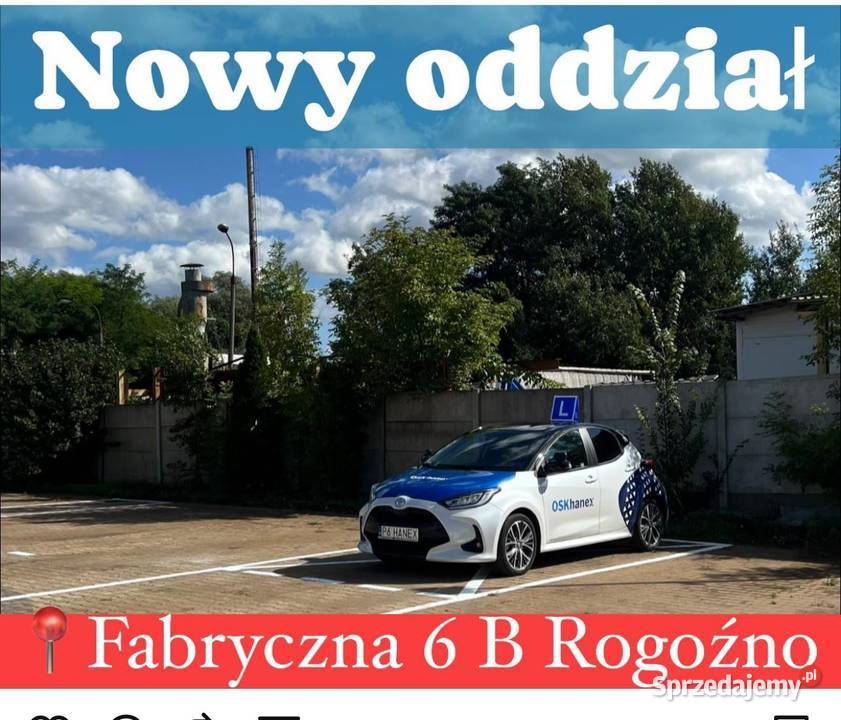 KUR PRAWA JAZDY ROGOŹNO OSK HANEX Rogoźno