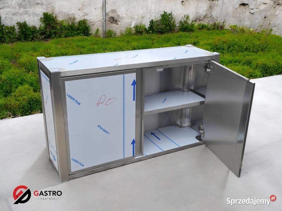 Szafka wisząca ze stali nierdzewnej 1200x300x600