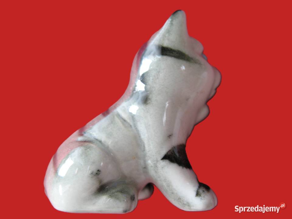 Kot miniatura figurka porcelana 35 x 4 x 2 Siedlce