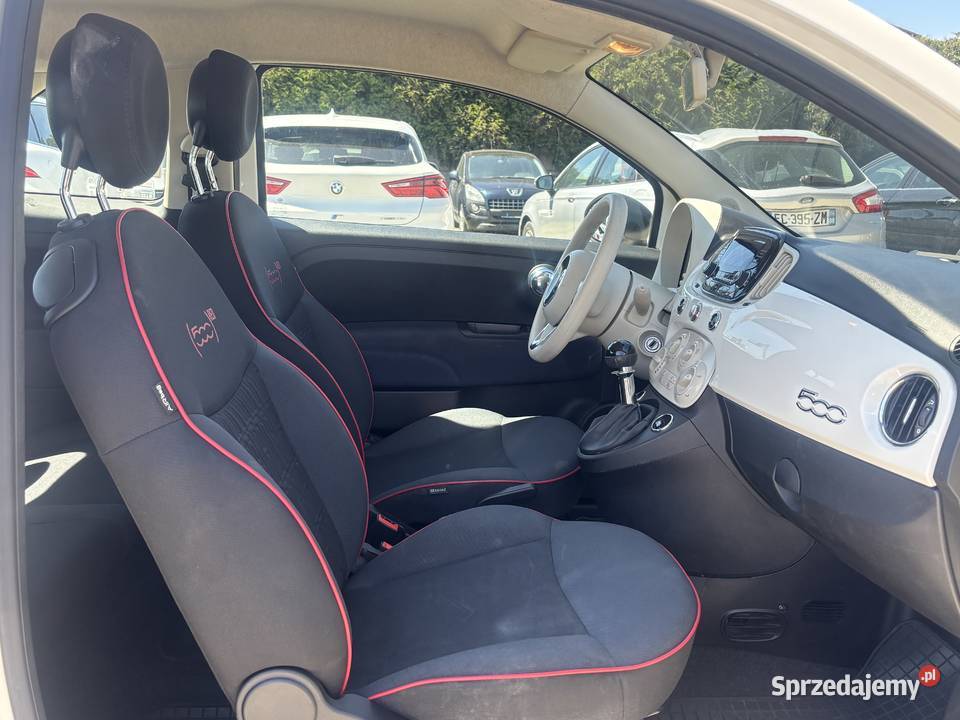 Fiat 500 Hybryda 2021r Polski Salon Niski lakier metallic śląskie Paniówki