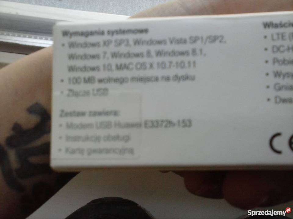 Nowy Modem USB LTE 4G HUAWEI E3372h153 Tmobile Szczecin