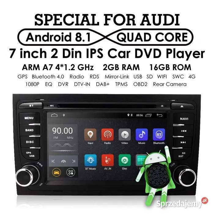 Radio android Audi A4 S4 RS4 DVD gps wifi Ożarowice