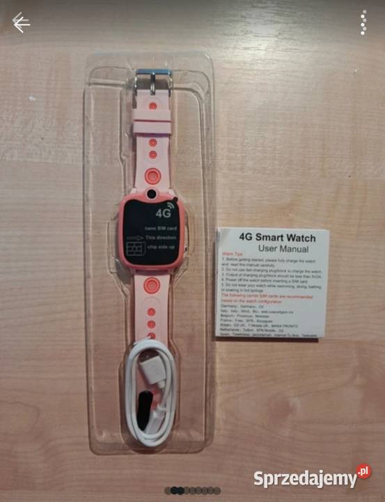 Sprzedam nowy dziecięcy smartwatch w kolorze Pozostałe sprzedam