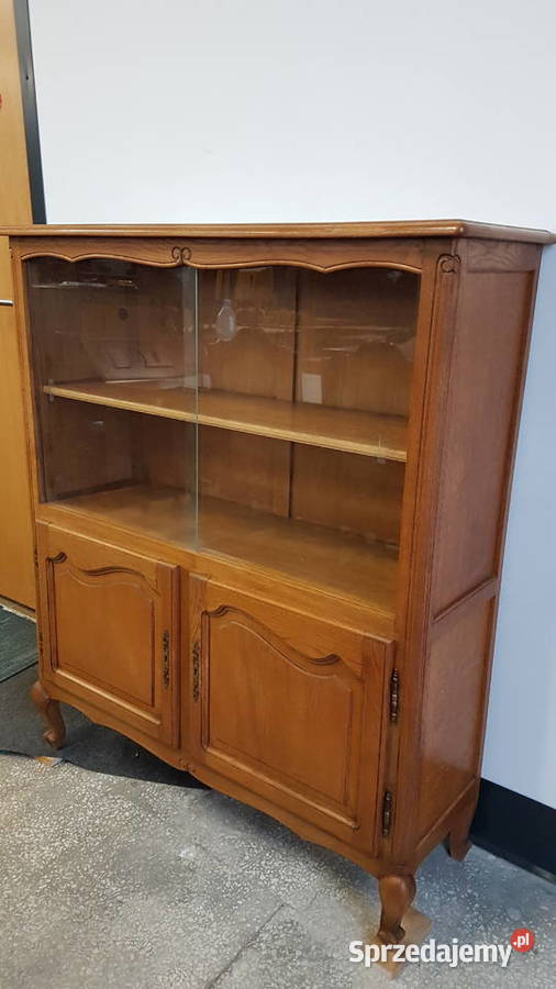 Regał dębowy ludwikowski biblioteczka