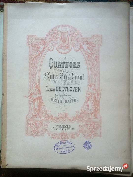 Zbiór partytur z końca XIX w łódzkie