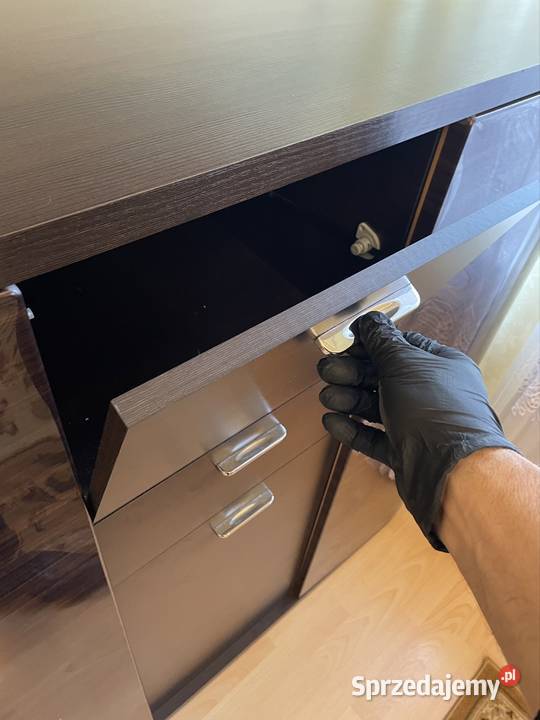 Meble do salonu ciemny brąz Olsztyn