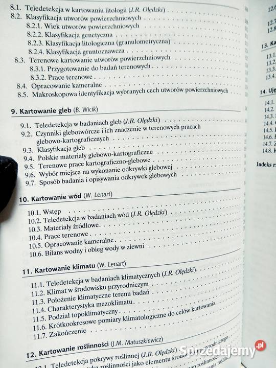 Geograficzne badania środowiska przyrodniczego Antykwariat Warszawa