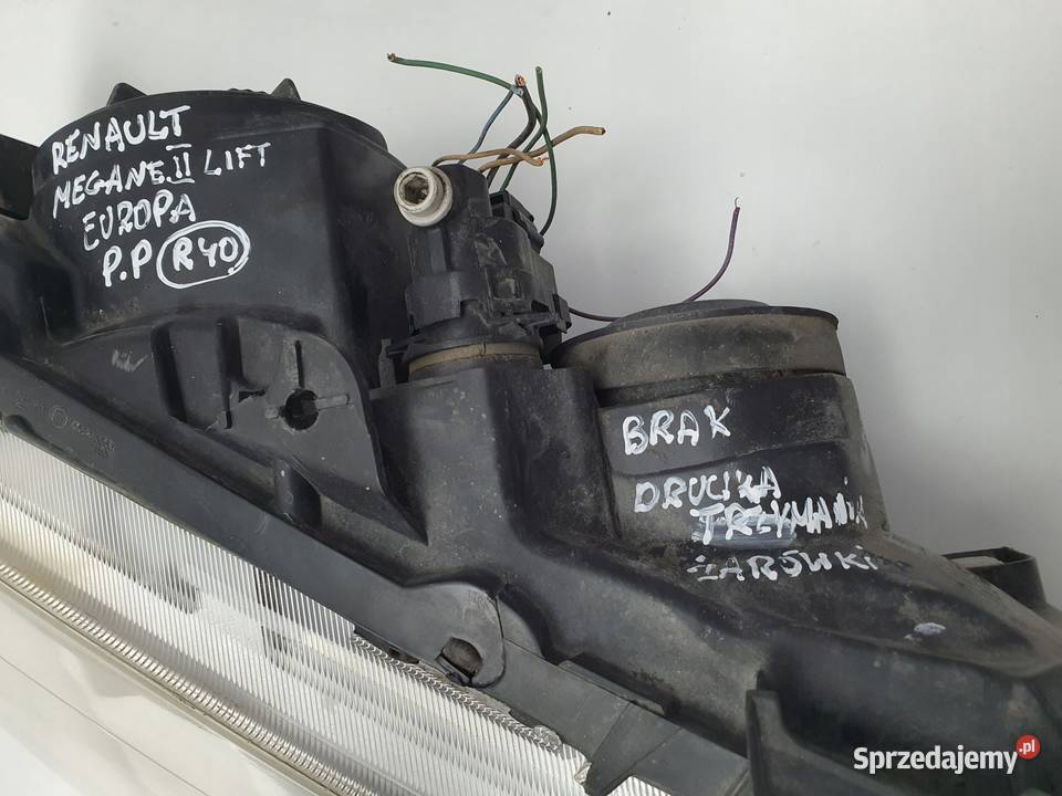 LAMPA PRAWA Renault Megane II lift 0509r osobowe Rudka