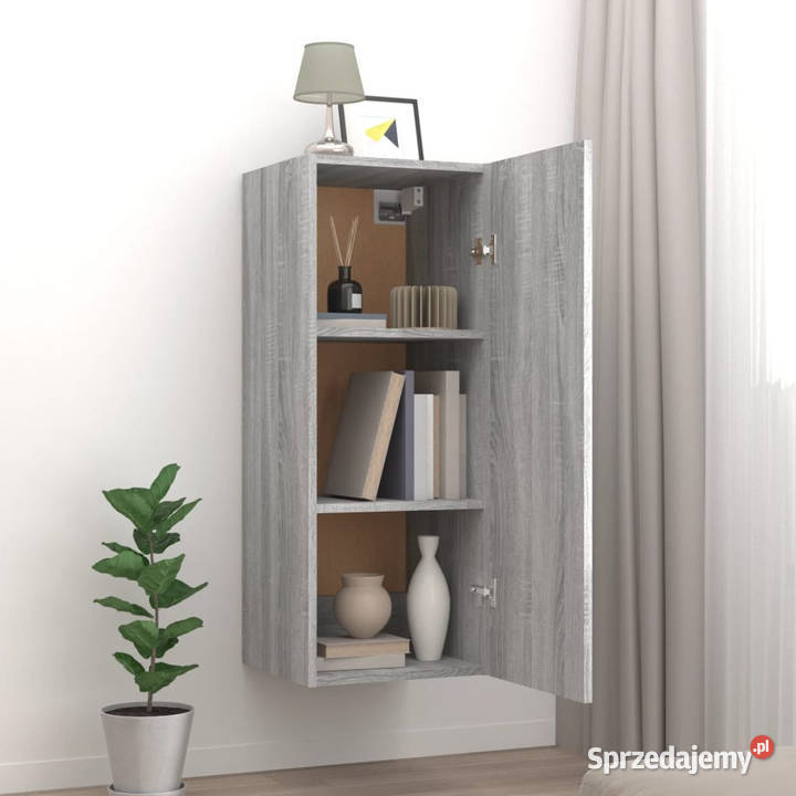 Szafka wisząca szary dąb sonoma 345x34x90 Półki Warszawa
