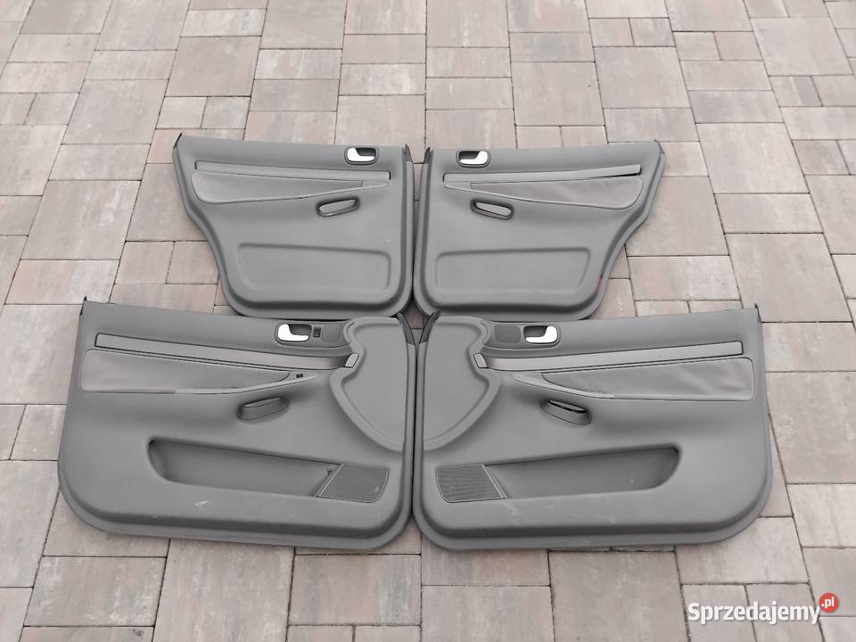 Boczki tapicerka drzwi siwa Audi A4 B5 Grodków
