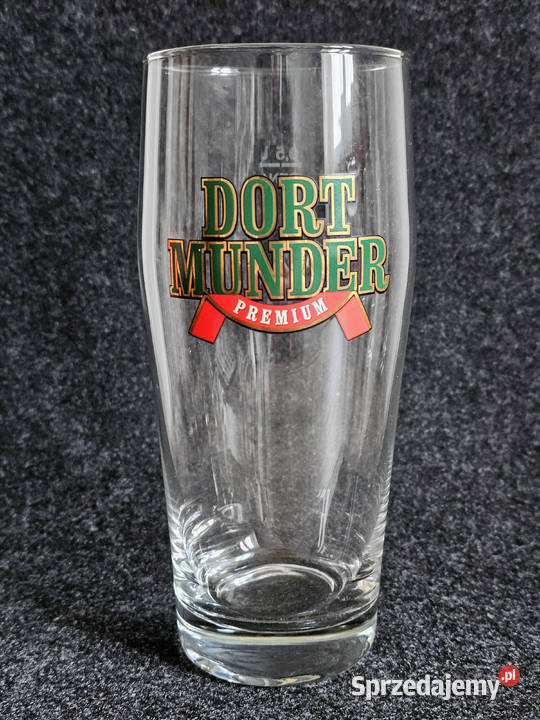 Szklanka pokal kufel na piwo Dort Munder Premium Krosno