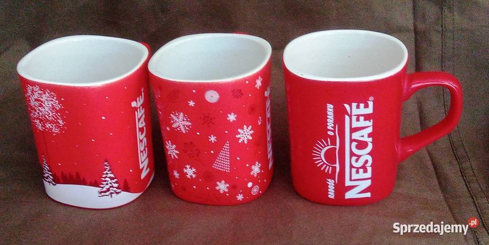 Kubki porcelanowe Nescafe 5 3 Legionowo