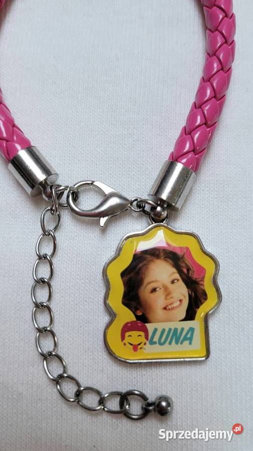 Różowa lakierowana bransoletka ze skórki Piekary Śląskie