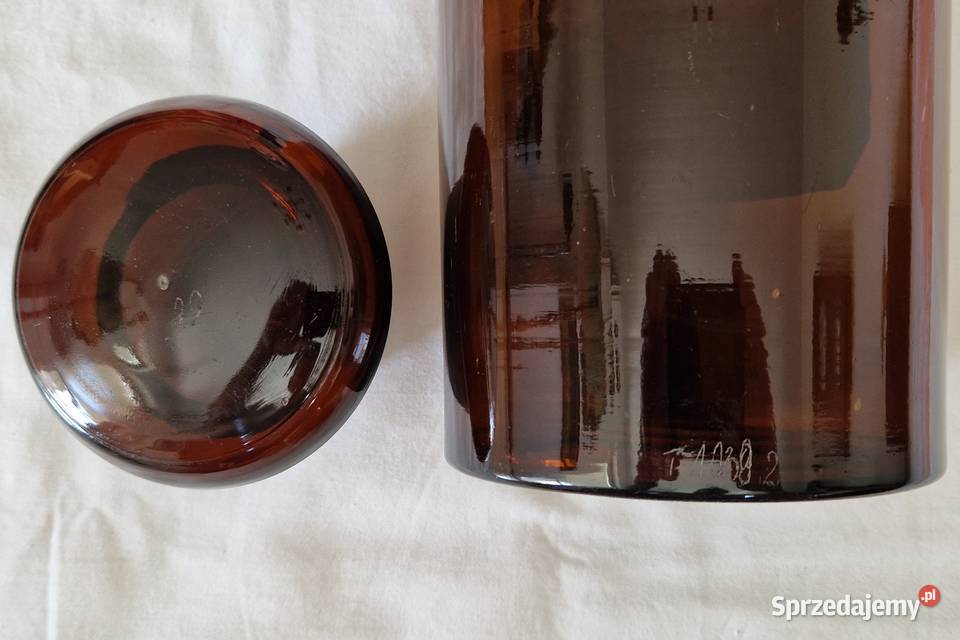 Stary słój apteczny 3l ze szlanym korkiem szkło Warszawa