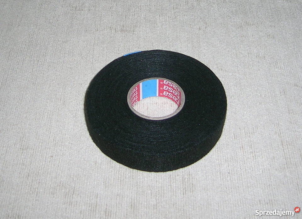 Taśma materiałowa mocująca czarna szer19mm 25m Wyszków