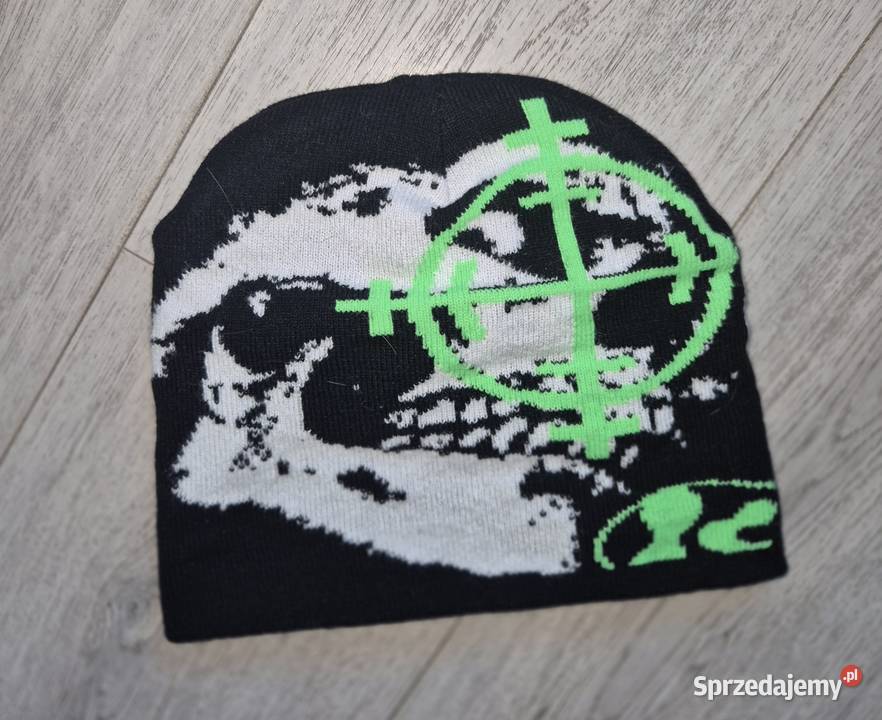 Czapka dzianinowa zimowa chłopiec czarny Nakrycia głowy, szaliki i rękawiczki Łódź