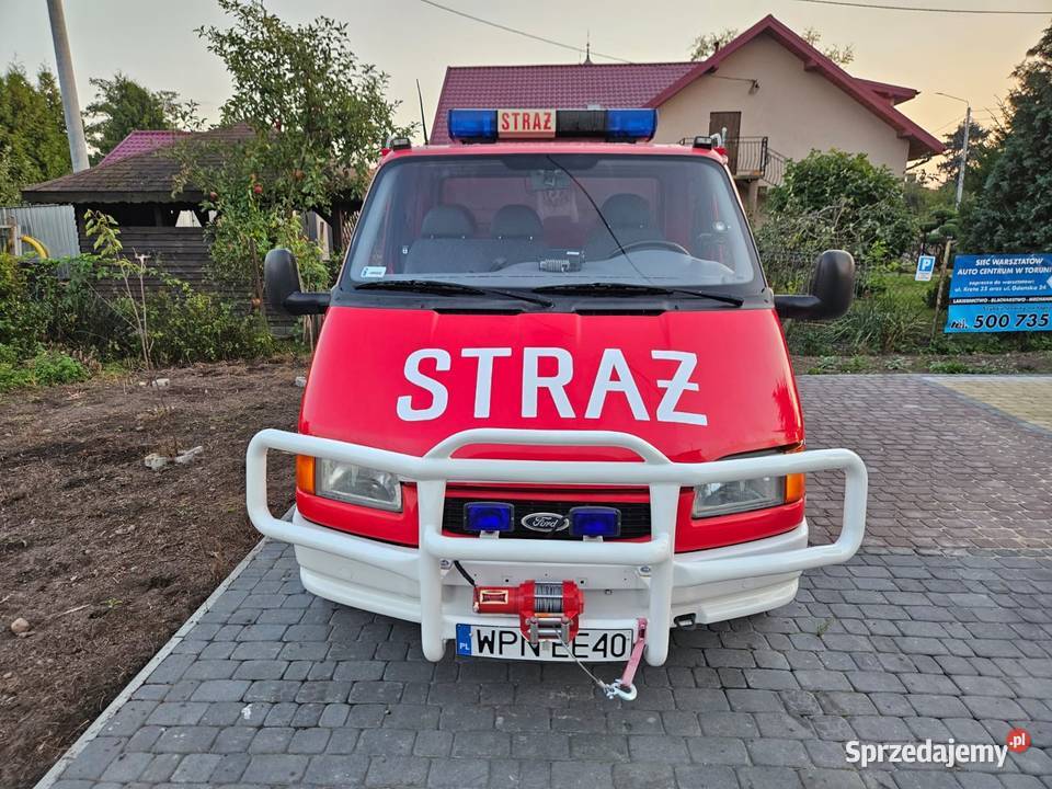 Ford Transit lekki samochód pożarniczy OSP z Toruń
