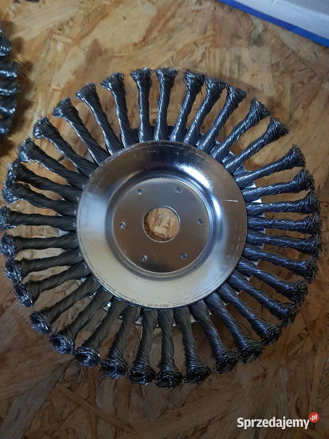 SZCZOTKA DRUCIANA DO KOSY 200 mm TARCZA twarda Głogowa