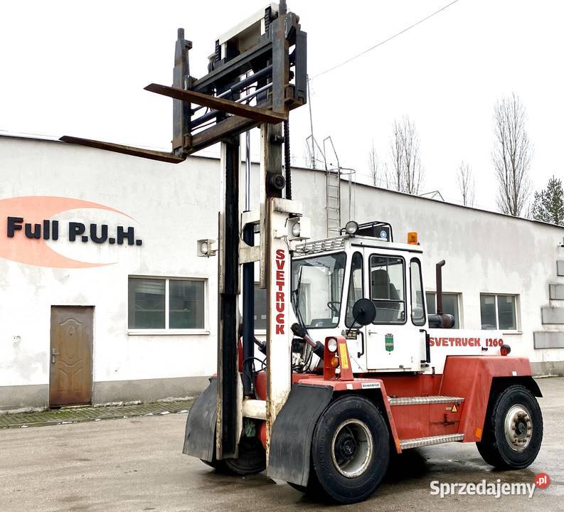 Wózek widłowy 1012 ton terenowy SVETRUCK 10600 diesel Nowiny
