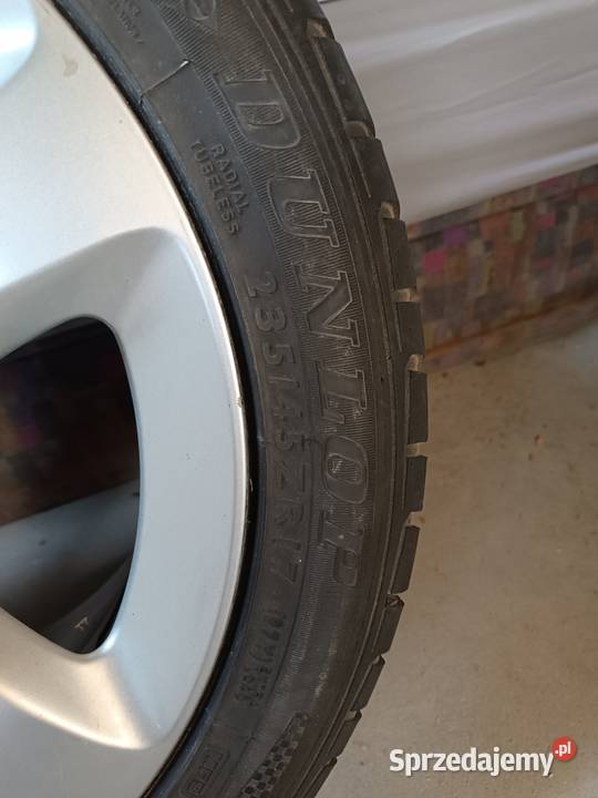Sprzedam alufelgi Audi z oponami letnimi Dunlop Wyszków