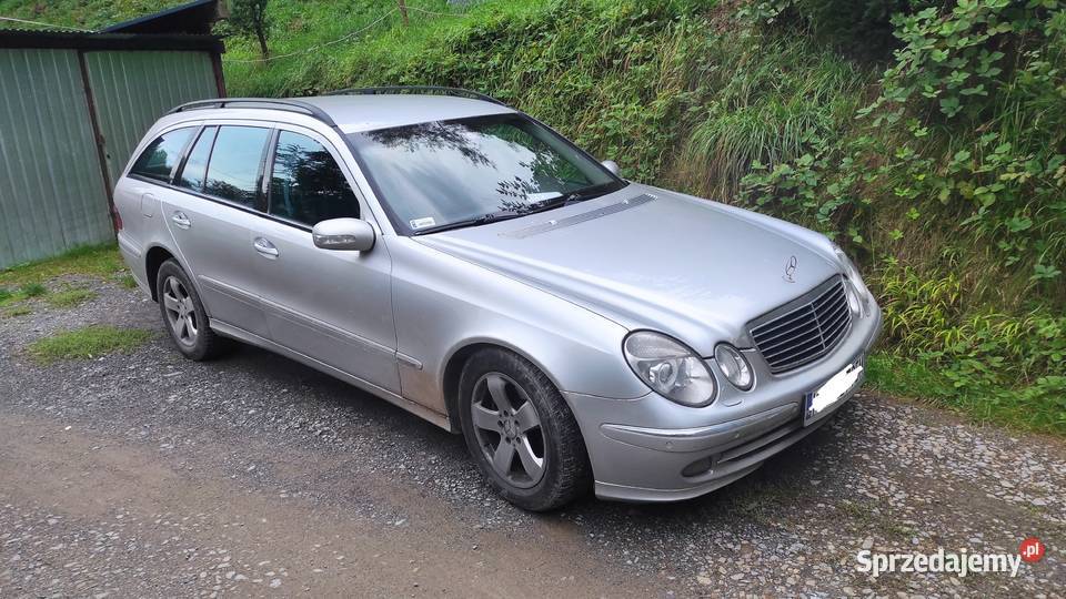 Mercedes w211 27cdi ładnysprawny Mercedes-Benz Mszana Dolna sprzedam