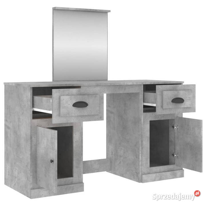 Toaletka z lustrem szarość betonu 130x50x1325 Warszawa