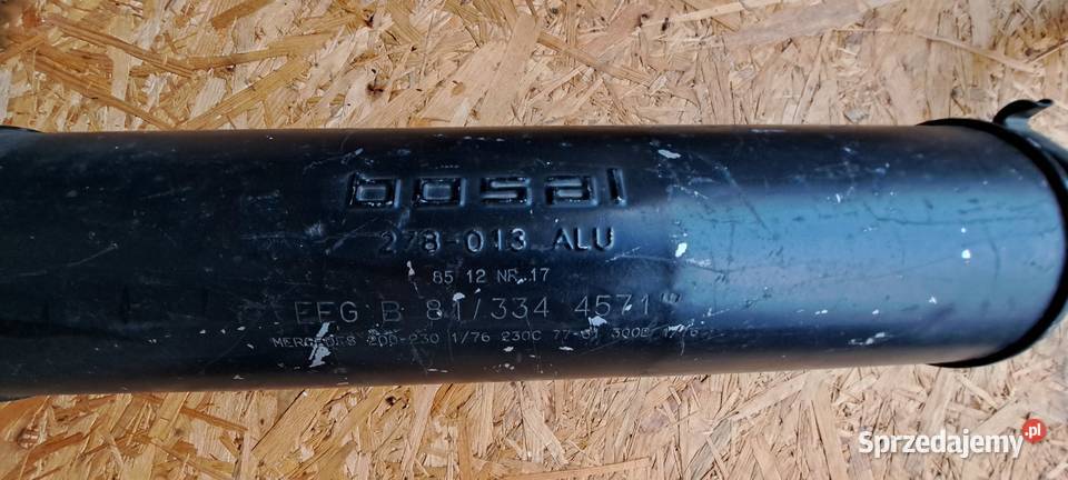 Tłumik końcowy Mercedes W123 benzyna diesel Luzino