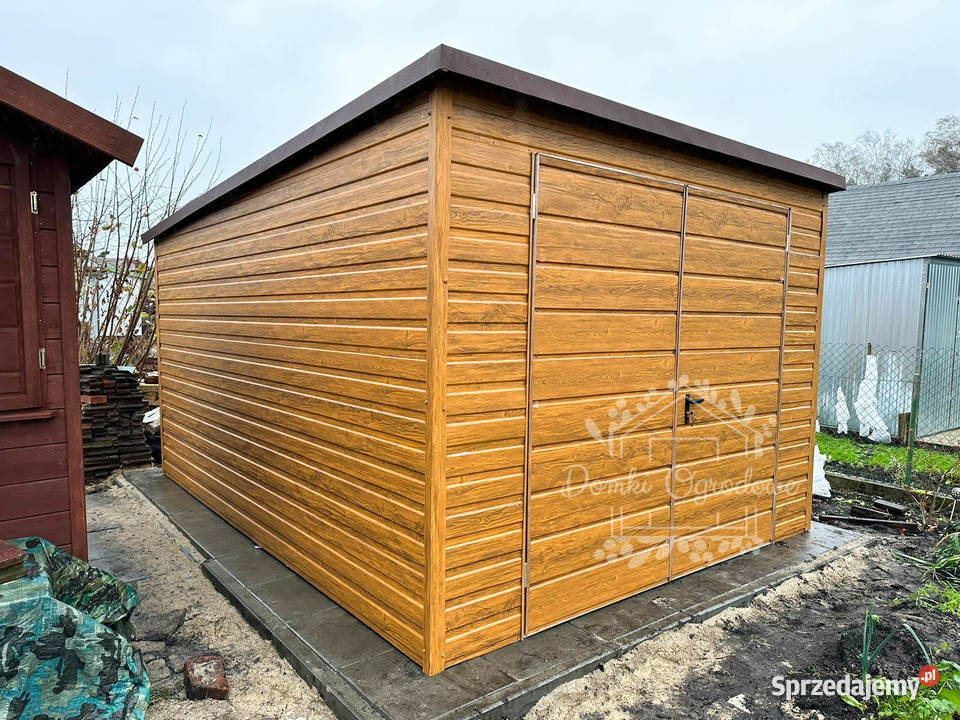Domek Ogrodowy Schowek 4x3 Brama Dwuskrzydłowa Ogród Żnin sprzedam