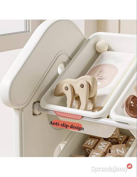 Organizer na zabawki do pokoju dziecięcego BIAŁY Gniezno