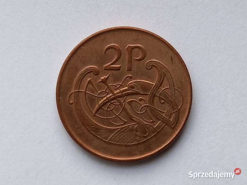2 pensy Irlandia 1988 r Numizmatyka Koszalin