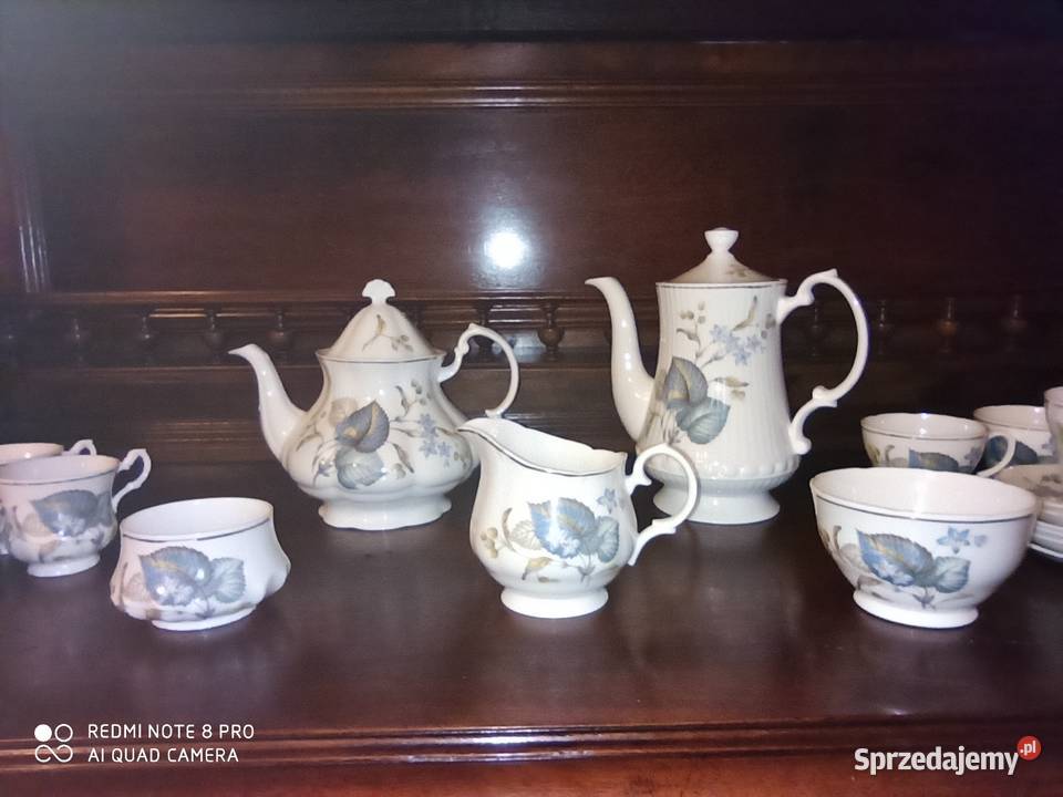 Filiżanka Mayfair Pottery Made in England Biała Gdańsk