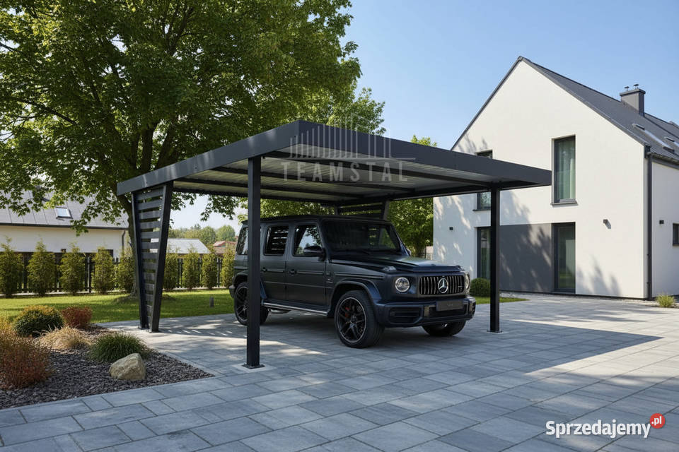 Carport V PREMIUM 48x5m Wypełnienie panelami Ełk sprzedam