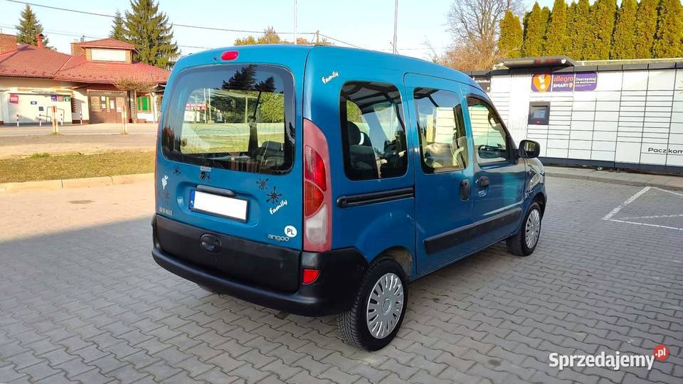 Renault Kangoo 2002r 14 8v Benzyna Osobowy Salon 75KM Jasło