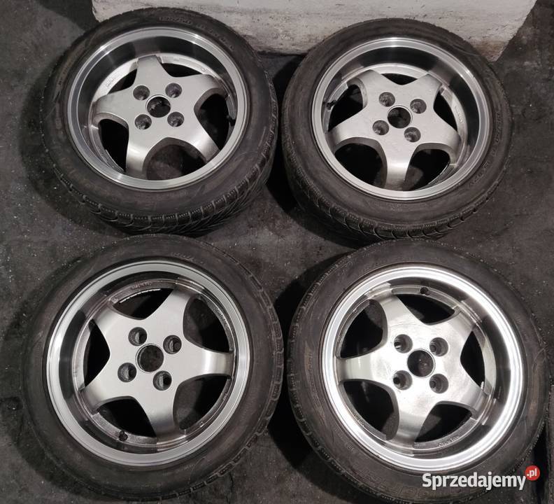 Kultowe MIM 15 7J 4x108 polerowane ranty opony Opole