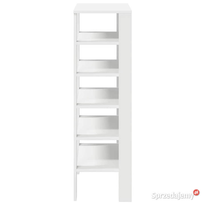 Półka na buty biała 61x32x105 materiał Warszawa