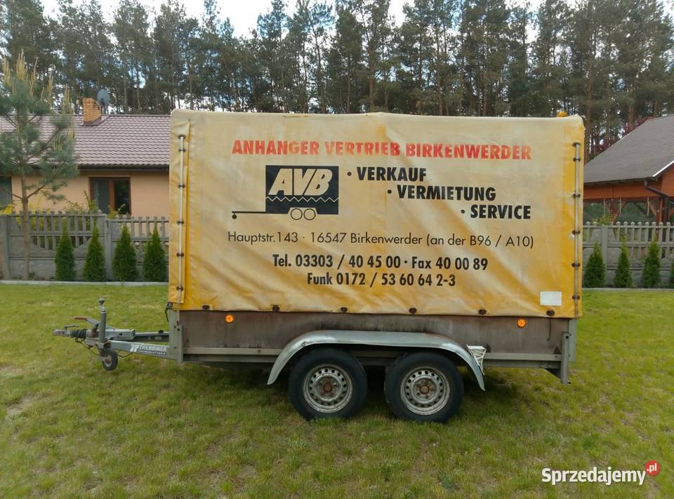 Stelaż z plandeka do przyczepki samochodowej Części maszyn i innych pojazdów Kalisz